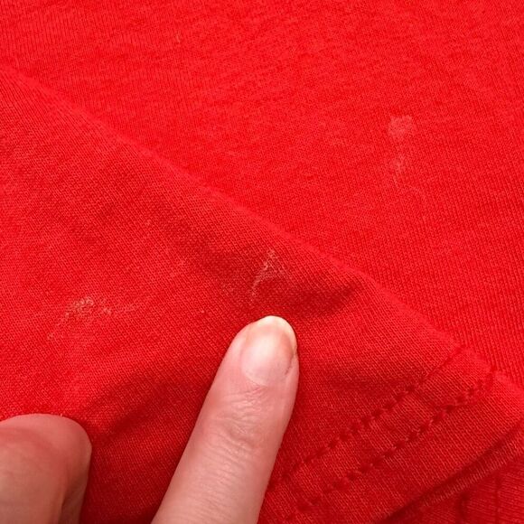 Wu Tang Red Graphic Logo Short Sleeve Tee Shirt Large Band Music - Picture 8 of 8